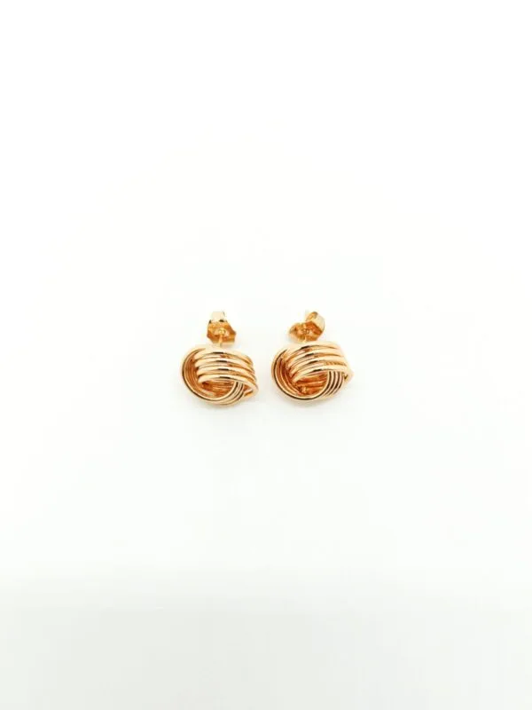 PENDIENTES CHAPADO DE ORO - Imagen 3