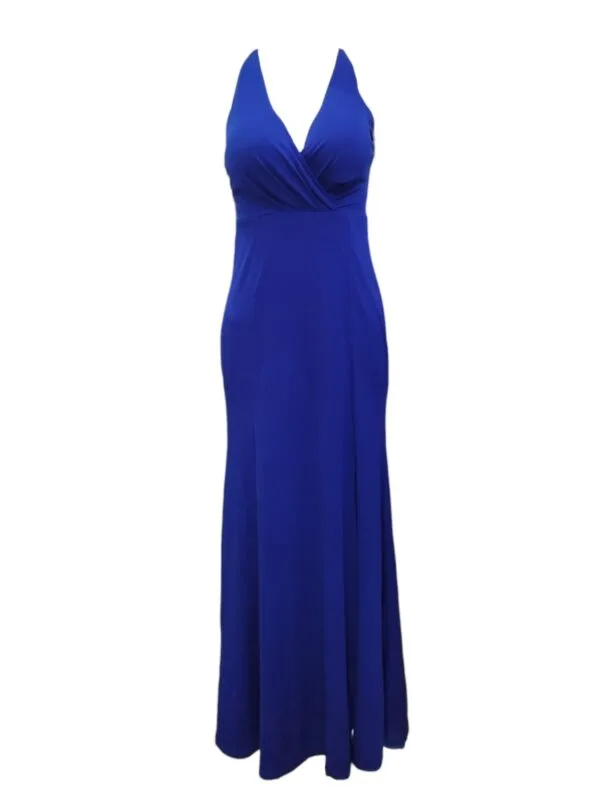 Vestido largo azul eléctrico The fiesta forever